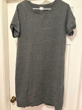 Goodthreads Heathered Grey Short Sleeve Shift Dress